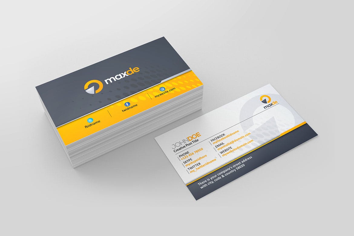 Business Cards with own File